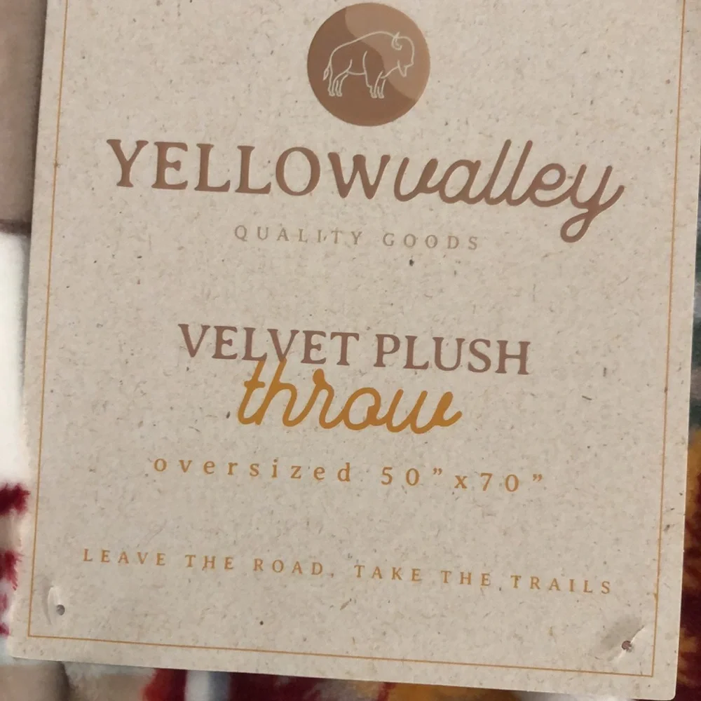 Yellowalley NATIONAL PARKS Plush Throw Blanket